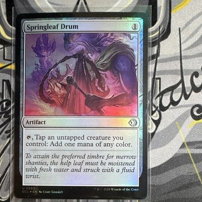 Wizards of the Coast MTG Springleaf Drum ECL #0260 Uncommon Foil Eng