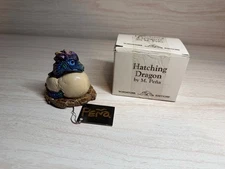 Windstone Editions Pena Hatching Peacock Empress Baby Dragon Egg Hatchling