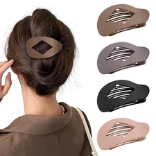 Duckbill Hair Clips, 4PCS Larg Flat Hair Clips for Women Girls, Non Slip Strong