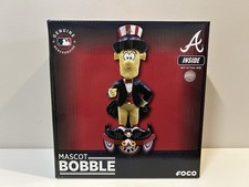 BLOOPER Atlanta Braves Mascot Bobblehead Americana /144 Limited Edition New*
