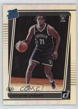 2021-22 Panini Donruss Rated Rookie 75th Anniversary /75 Day'Ron Sharpe #215 nd3