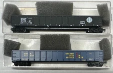 Roundhouse? N Scale BNSF GVSR Golden West Service Gondolas USED
