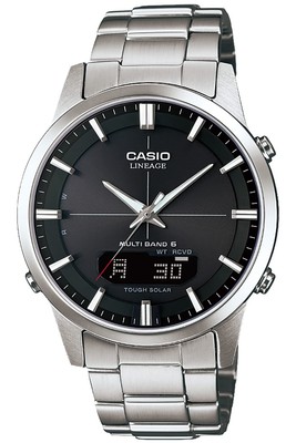 CASIO LINEAGE LCW-M170D-1AJF Black Silver Atomic Radio Men's Watch 