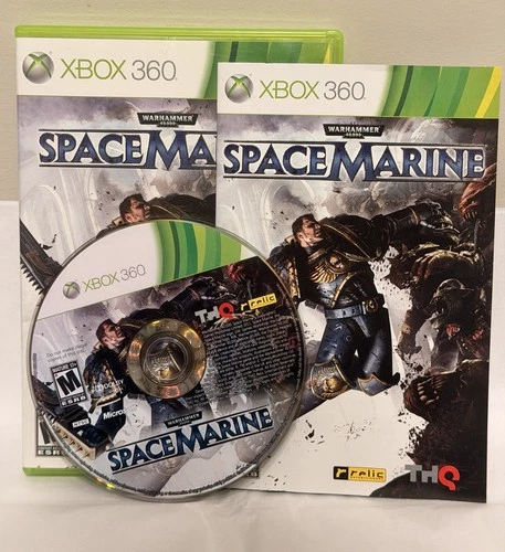 Warhammer 40,000: Space Marine (Microsoft Xbox 360, 2011) Tested Complete CIB