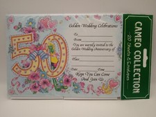 20 Goldene Hochzeitseinladungen Ein Umschlag ...