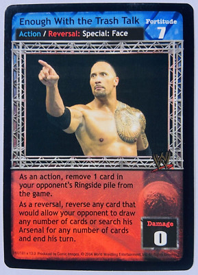 WWE Raw Deal: Enough With the Trash Talk (Rare)