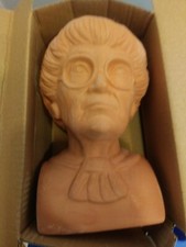 The Golden Girls Sophia Chia Pet Decorative Handmade Pottery Planter Bust *New*