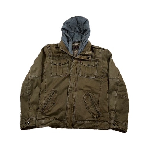 Washed Cotton Military Jacket 