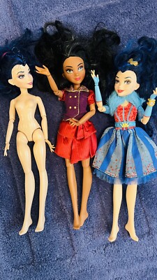 Disney Descendant Puppe Konvolut Isle of Lost & Neon Lichter 3er Set Puppen Menge 3