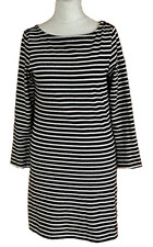 Jack Wills Blue & White Stripe Cotton T-Shirt Dress Size 8 Nautical