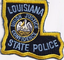 Louisiana State Police patch 1960s-1970s make vintage
