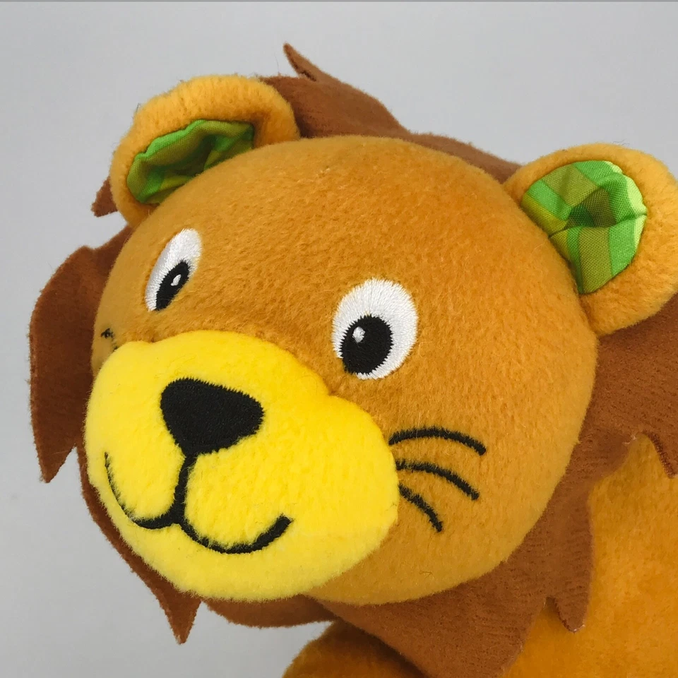 Bebé Einstein Juguete León Peluche Discover & Go Animal Colgar Clip Mordedor Marrón Lovey Foto 2 de 4