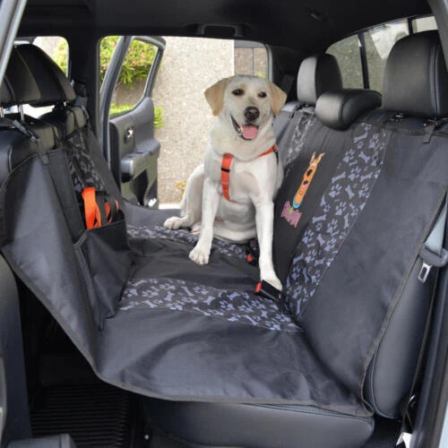 BDK Waterproof Pet Seat Cover Dog Cat Universal Rear Bench for Car SUVs Van Truck