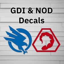 Command Conquer GDI Brotherhood of NOD Vinyl Decal for laptop window tumbler
