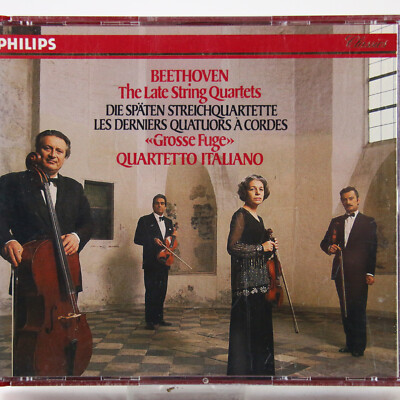 Music Musik Album CD Beethoven*, Quartetto Italiano   The Late String Quartets