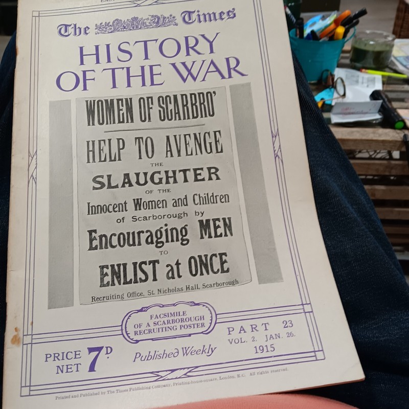 Magazine 1915 The Times History of the War.