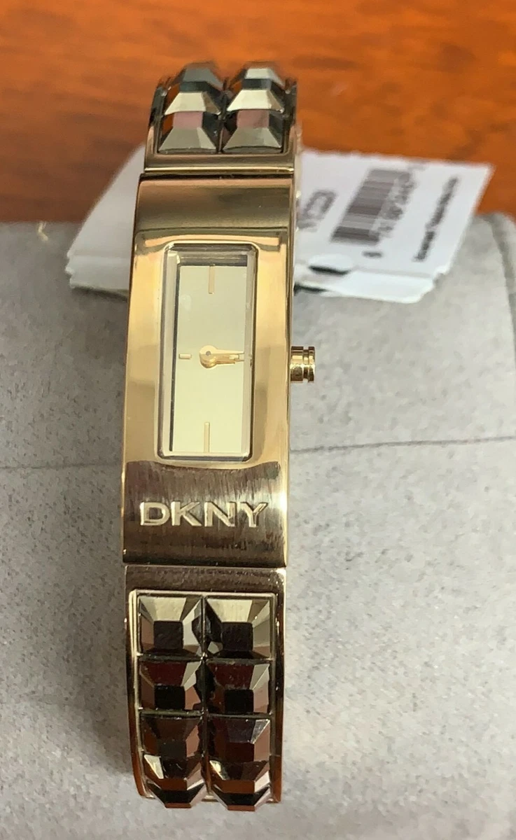 DKNY NY2228 Beekman Champagne Dial Gold Tone Stainless Steel