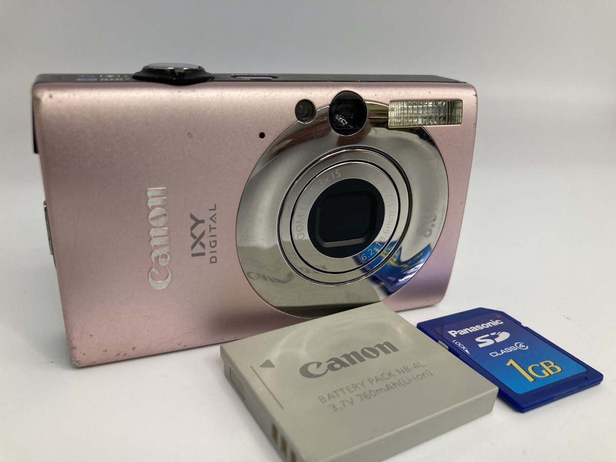 Canon IXY DIGITAL 20IS (SL) Excellent Canon IXY DIGITAL 20 IS pink compact digital