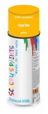 For CHRYSLER PROWLER YELLOW code VY3 2K BASECOAT MIXED AEROSOL SPRAY PAINT