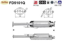 ✅ Ruß-Partikelfilter für Ford Galaxy/Mondeo/S-Max, 2.0/2.2, TDCi,Silizium,Euro 5