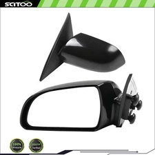 1X Pair of Mirrors For 2006-2010 Hyundai Sonata Side View Black Power Heated