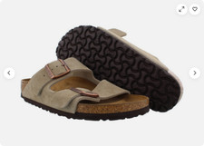 Birkenstock Arizona BS SUEDE LEATHER Unisex Shoes  Taupe L7/M5 NIB