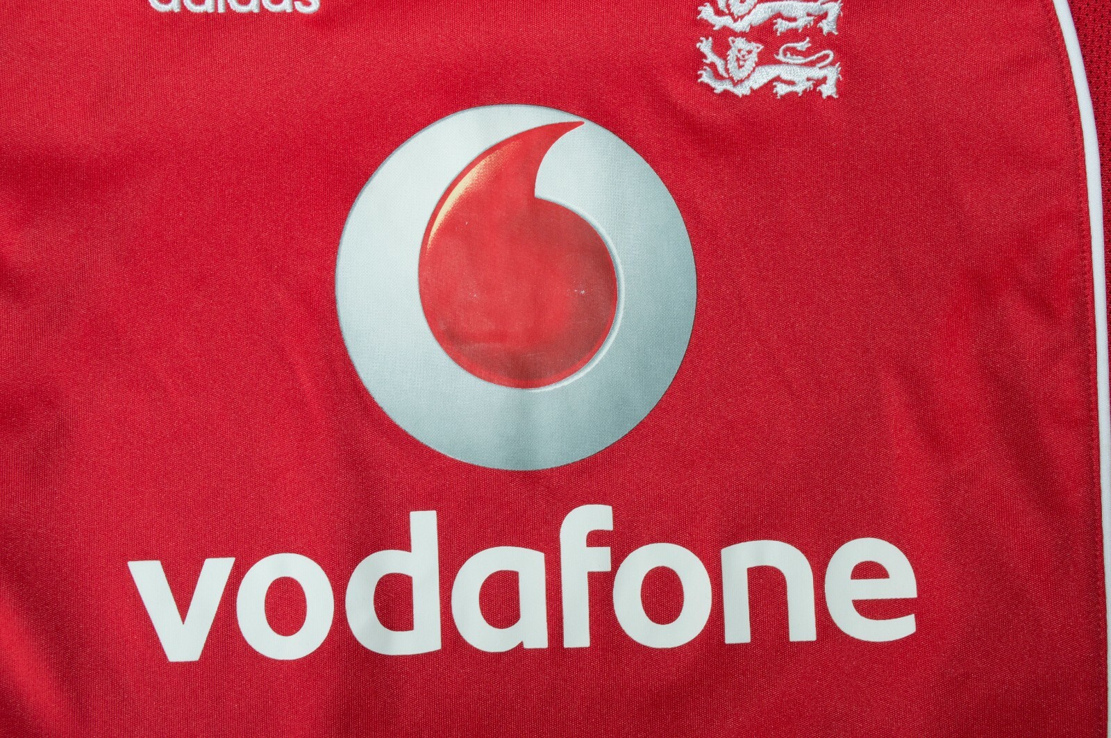 England Cricket Trikot 2008 Auswärts Vintage Vodafone Shirt Größe