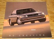 Original 1990 Toyota Cressida Deluxe Sales Brochure 90