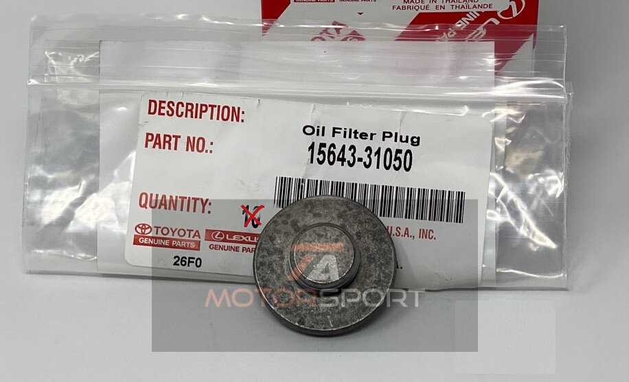 for TOYOTA LEXUS SCION OIL FILTER HOUSING DRAIN PLUG w/FREE WASHER