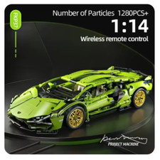 NEW Fits Building Blocks Lamborghini Sian 42115 1:14 RC Car 1280pcs