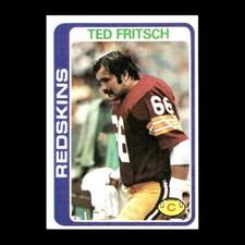 Ted Fritsch Jr. 1978 Topps Washington Redskins #357 R309B 1