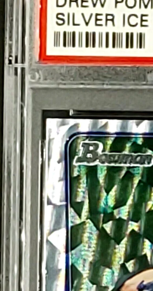 Bowman Draft Silver Ice #31 2012 Drew Pomeranz radiocontrol novato PSA 9 Pop 1 ninguno superior Foto 4 de 4