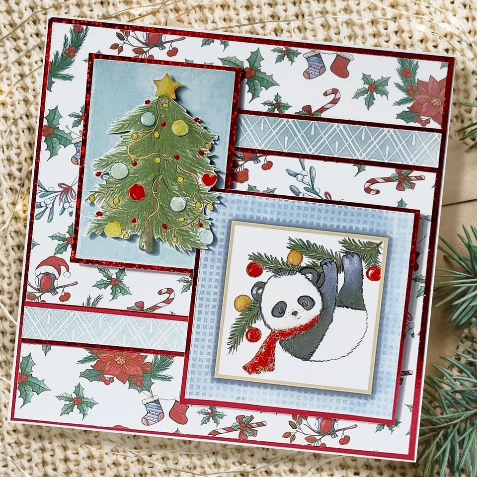 The Paper Boutique Christmas Fun Pals 8 x 8 Essential Topper or Decorative paper - Image 4 of 4