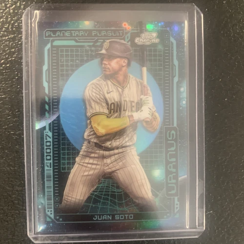 2023 Topps Cosmic Chrome Juan Soto Planetary Pursuit Uranus Padres C100