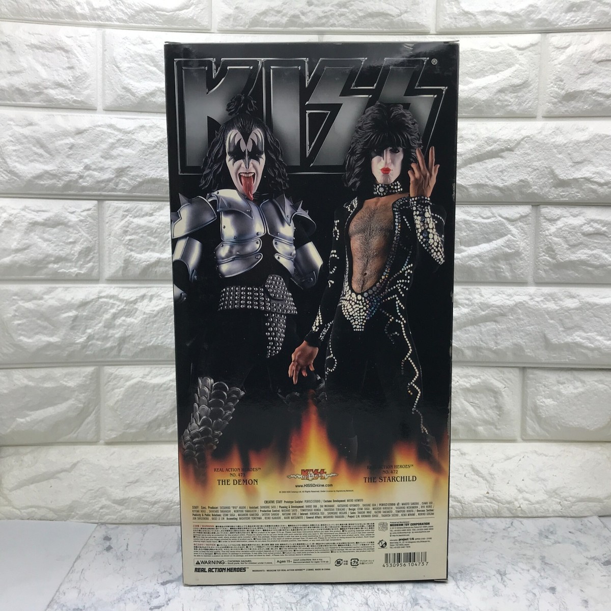 RAH The Demon Gene Simmons Kiss Action Figure Medicom Toy No