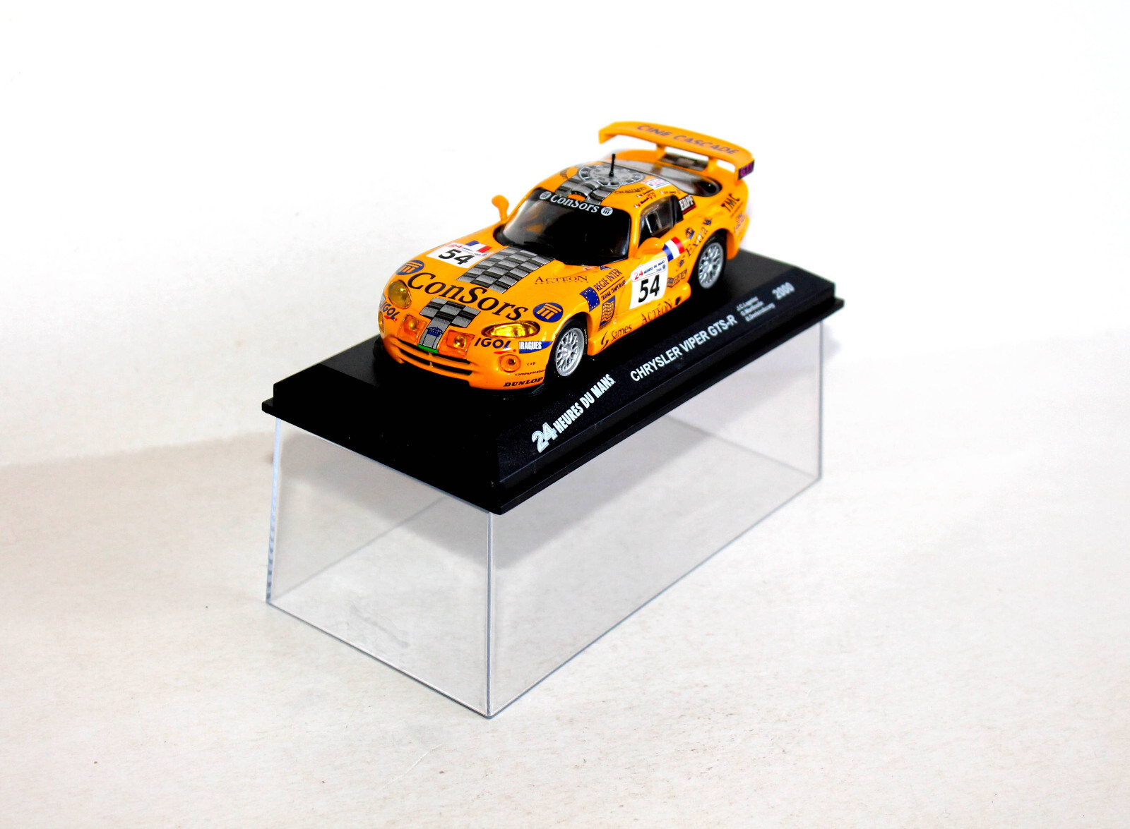 Chrysler Viper GTS-R 24H du Mans miniature 1/43 voiture de course racing