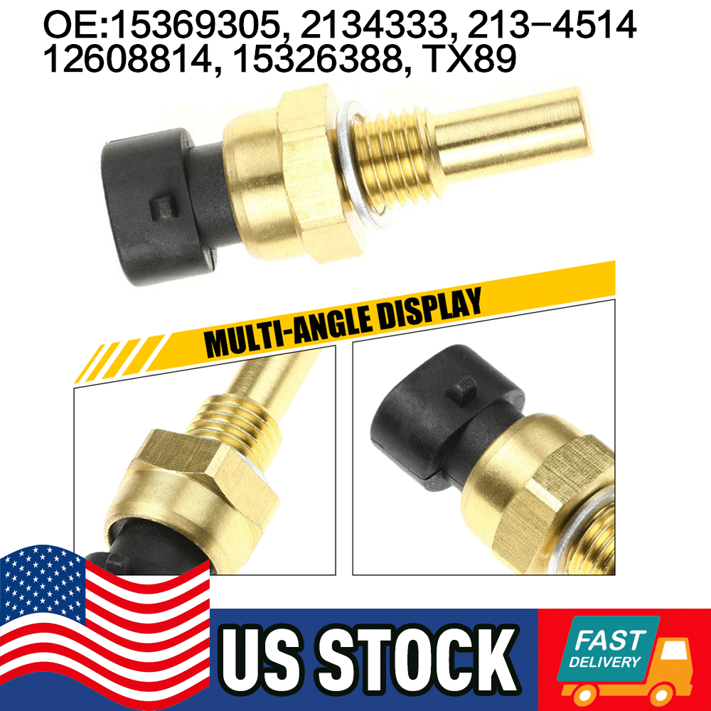Coolant Temperature Temp Sensor Fits GM GMC TPI TBI LT1 LS1 LS2 4.8 5.3