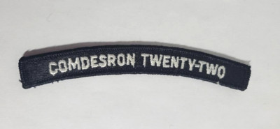 US Navy COMDESRON TWENTY-TWO  Commander Destroyer Squadron 22 Segment Patch