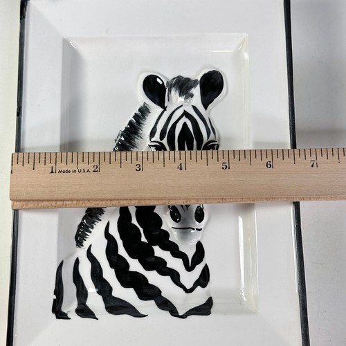 Fitz & Floyd Zebra Plate 1975 - Picture 6 of 7