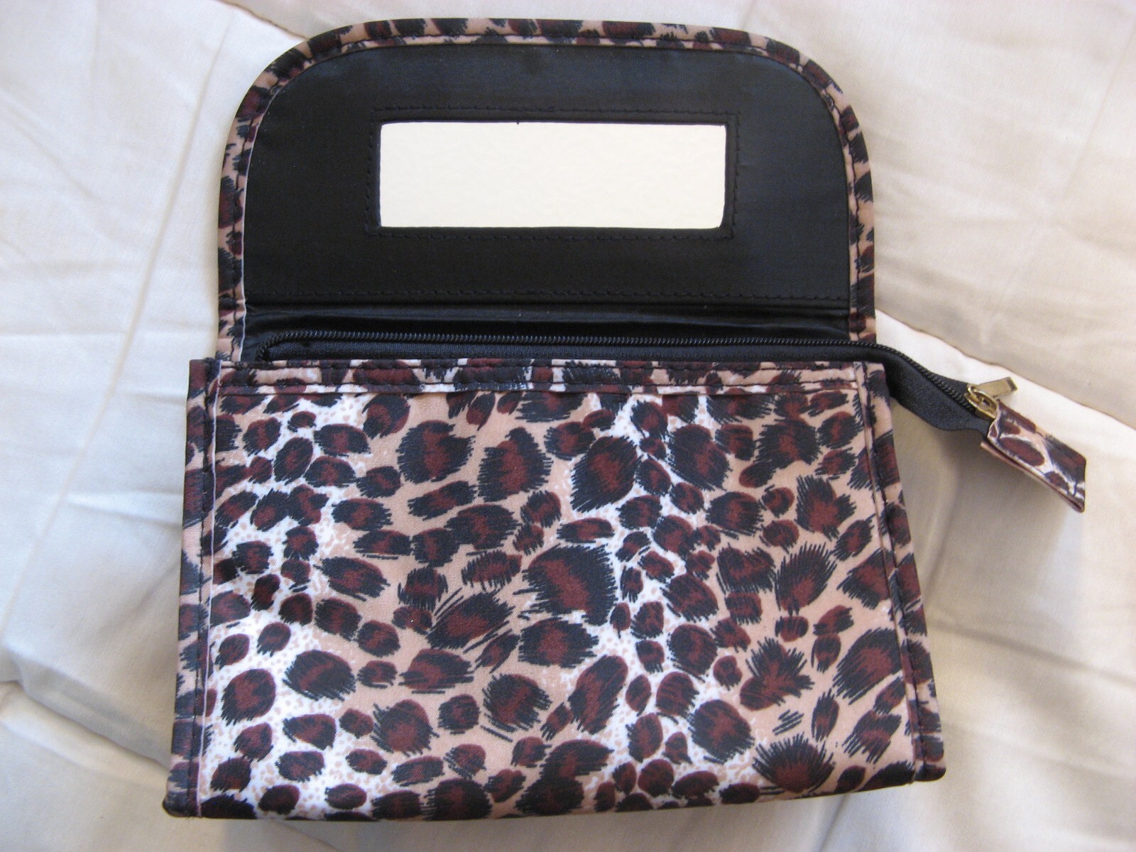 Superdrug set of three animal/leopard print toiletry/makeup/travel