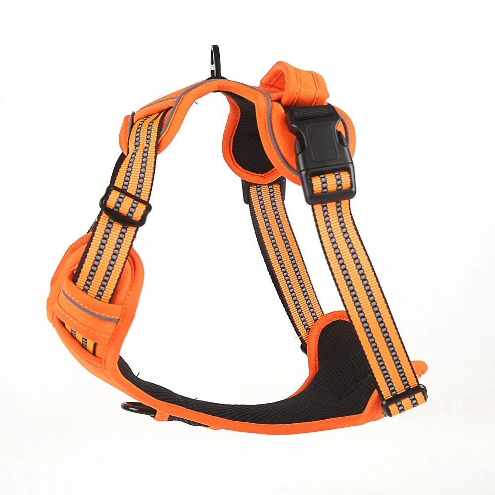 Dog Harness No Pull Adjustable Soft Padded Reflective No-Choke Pet Oxford Vest