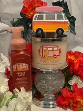 Bath & Body Works Surf Van 3 Pc Set Includes Van Plug In, Candle & Hand Soap New