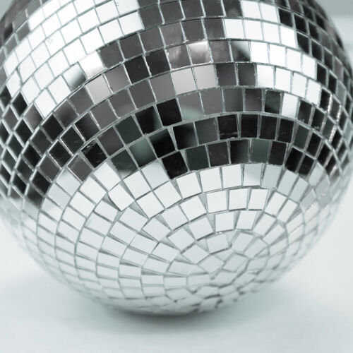 12" Mirror Glass Disco Ball Large DJ Dance Home Party Bands Club Stage Lighting - Picture 6 of 10