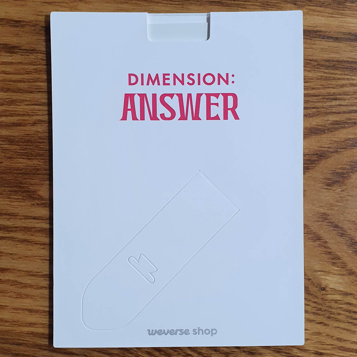 Sunoo Weverse Shop Official Photocard with Frame Enhypen Dimension 