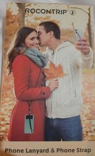 ROCONTRIP Cell Phone Lanyard Wrist Strap with Two Nylon Patches for Smartphones