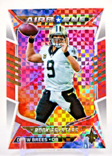 2022 Rookies & Stars Football Drew Brees #AI-27 Airborne Red Plaid