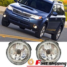 For 2008 2009-2013 Subaru Forester Clear Lens Fog Lights Front Bumper Lamps Pair For 2008 2009-2013 Subaru Forester Clear Lens Fog Lights Front Bumper Lamps Pair
