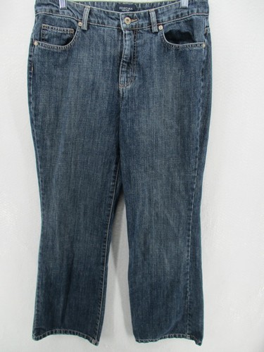 Medium Wash Denim Blue Bootcut Wide 
