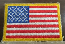 UNITED STATES OF AMERICA PATRIOTIC STARS AND STRIPES FLAG PATCH EMBLEM