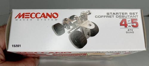 Meccano Starter Set Atv 15201 Building Set 2015 Sealed In Box No Instructions - Picture 5 of 5